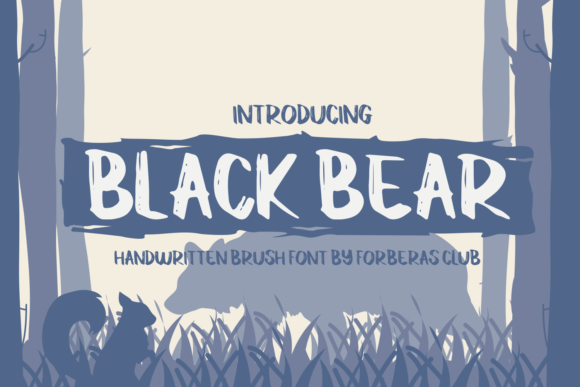 Black Bear: The Casual Display Font for Streamlined Creative Workflows