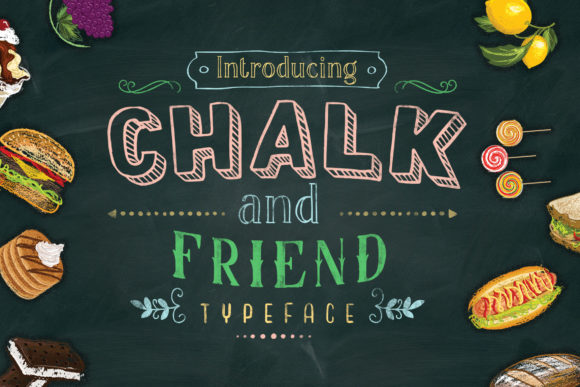 Chalk and Friend: A Versatile Display Font for Modern Design