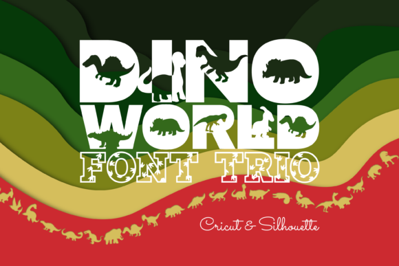Dino World Trio: Unlocking the Power of a Versatile Three-in-One Typeface