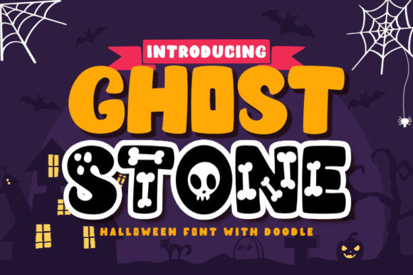 Ghost Stone: The Ultimate Font for Spooky Designs and Halloween Creativity