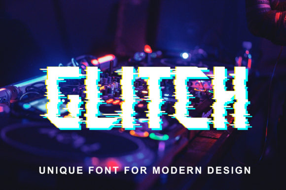 Glitch: The Bold Display Font for Modern Designs