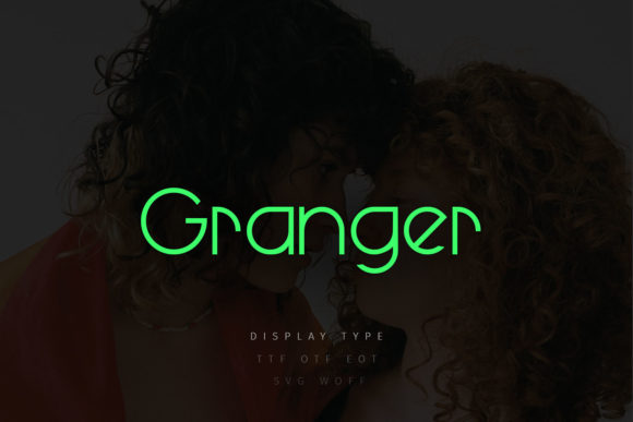 Granger: Minimal Display Font for Creative Projects