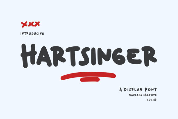 Hartsinger: The Friendly Font for Your Next Creative Project