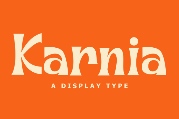 Karnia: The Bold Statement Font for Distinct Creations