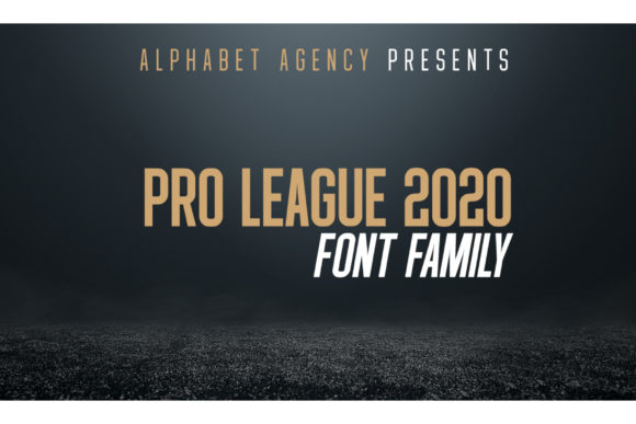 Pro League 2020: The Bold Font for Modern Creators
