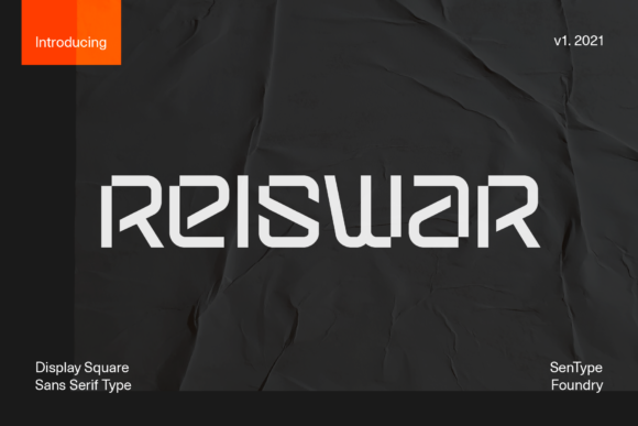 Reiswar: The Futuristic Display Font That Transforms Digital and Print Design
