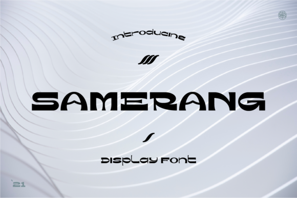 Samerang: The Whimsical Display Font Redefining Friendly Branding