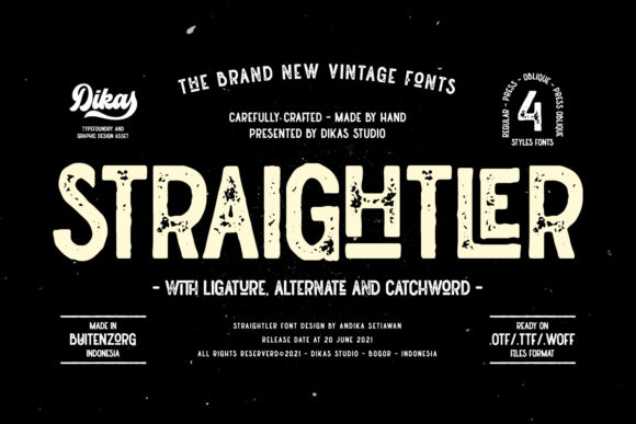 Straightler: An Evaluation of a Distinctive Display Typeface