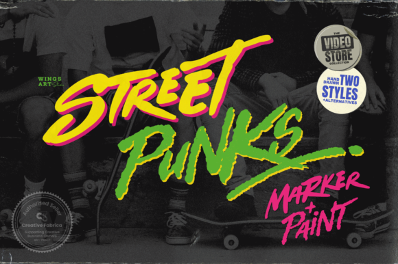 Street Punks: The Ultimate Graffiti Font for Bold Designs