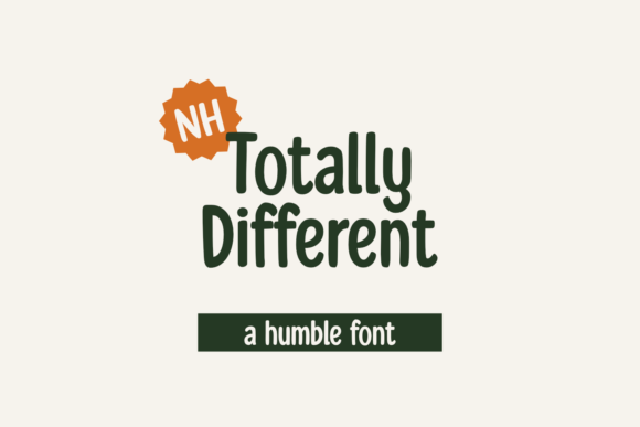 Totally Different: A Clean Font for Bold Ideas