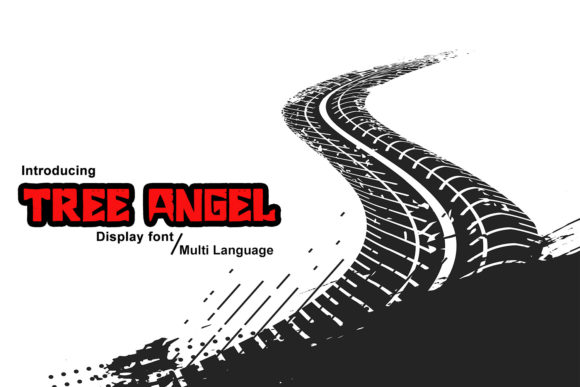 Tree Angel: The Bold Display Font That Brings Energy to Your Designs